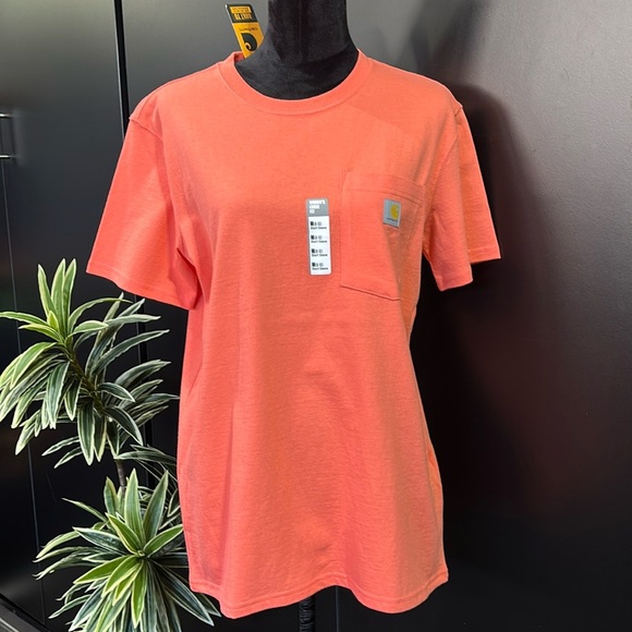 Carhartt Loose Fit patch pocket logo,side seam, crewneck,tagless neck, T-shirt - Picture 1 of 9